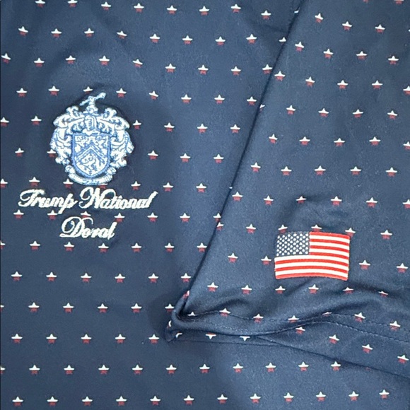 Fairway & Greene Navy Polo with Light Blue Contrast Trim - Picture 3 of 3